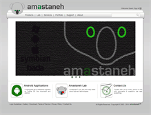 Tablet Screenshot of amastaneh.com